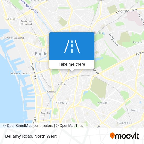 Bellamy Road map