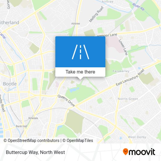 Buttercup Way map