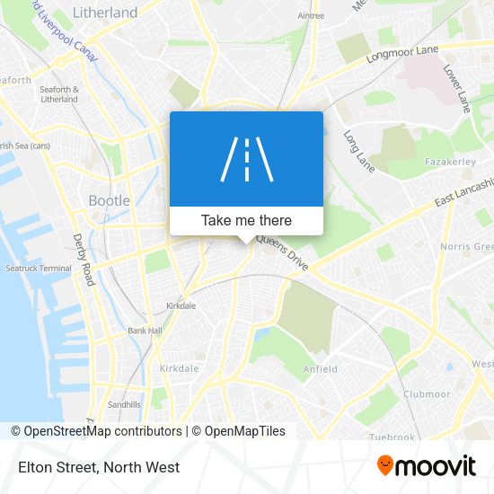 Elton Street map