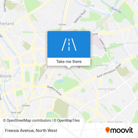 Freesia Avenue map