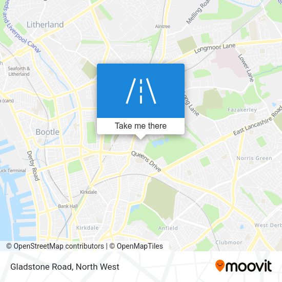 Gladstone Road map