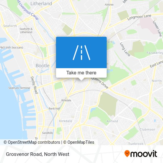 Grosvenor Road map