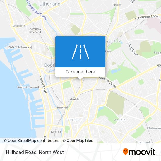 Hillhead Road map