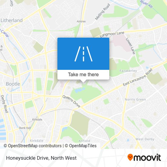 Honeysuckle Drive map