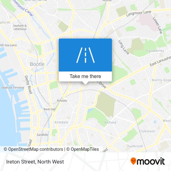 Ireton Street map
