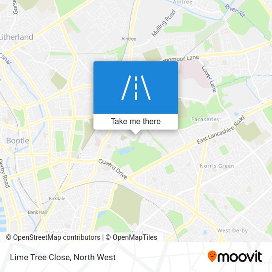 Lime Tree Close map