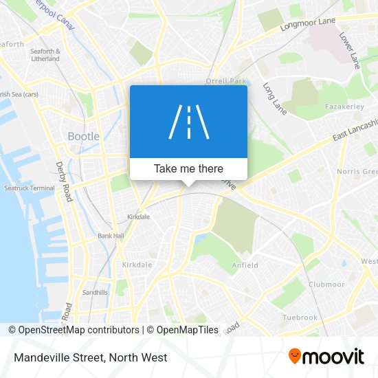 Mandeville Street map