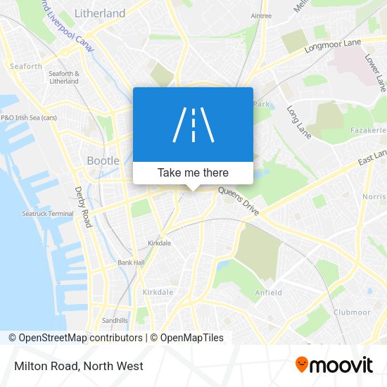 Milton Road map