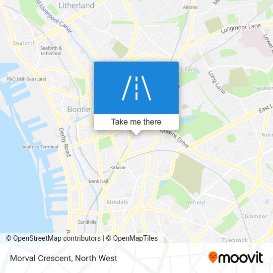 Morval Crescent map