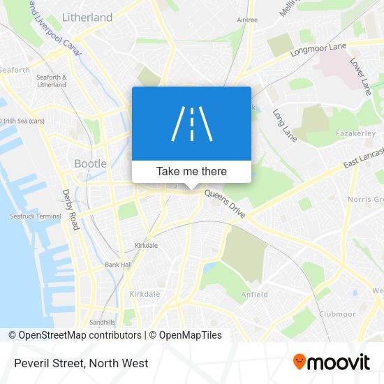 Peveril Street map