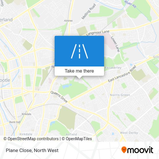 Plane Close map