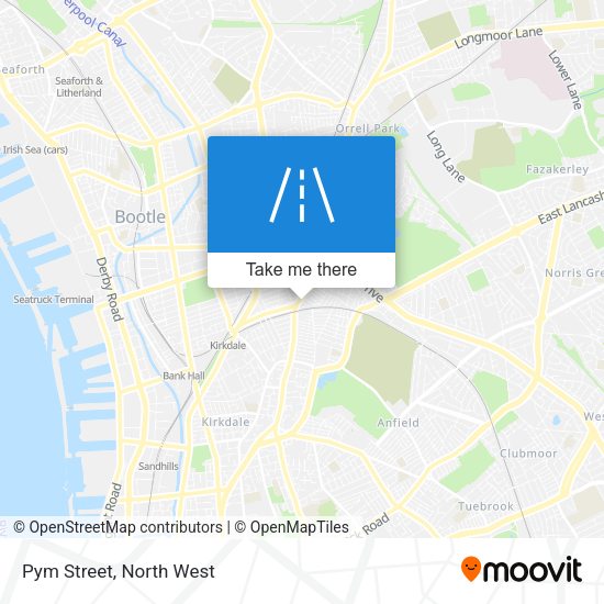Pym Street map