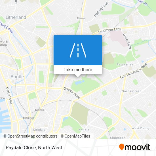 Raydale Close map