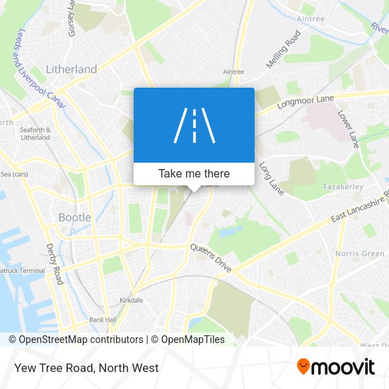 Yew Tree Road map