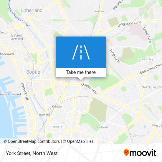 York Street map