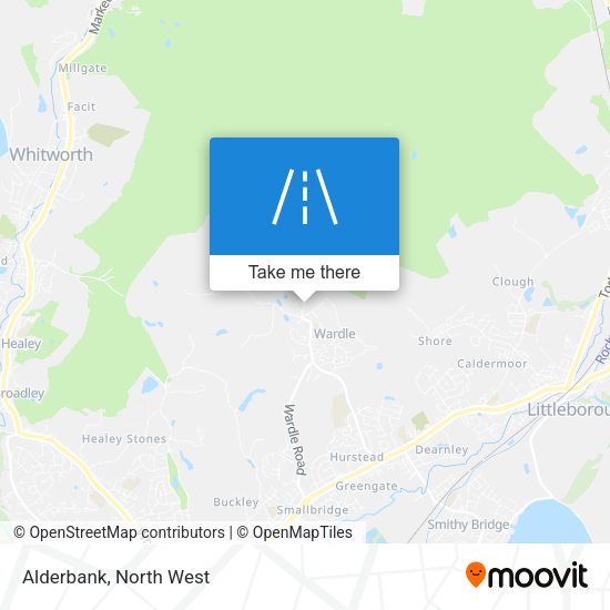 Alderbank map