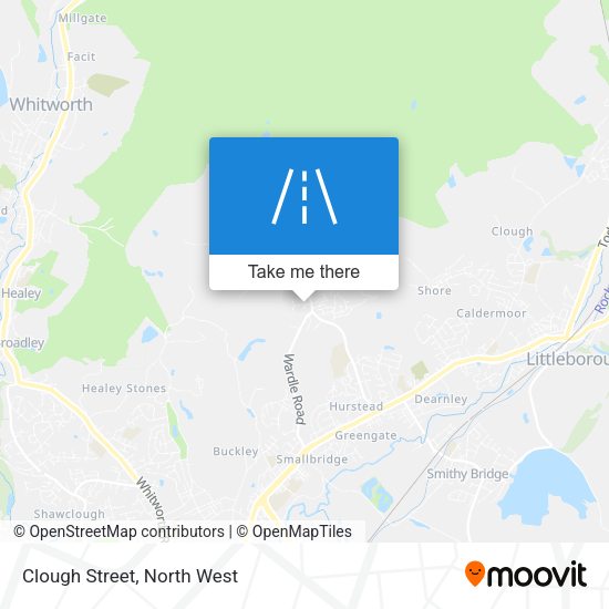 Clough Street map