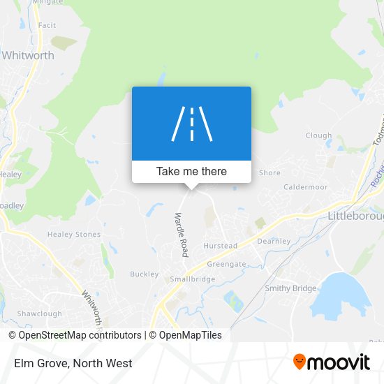 Elm Grove map