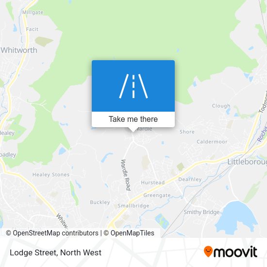 Lodge Street map