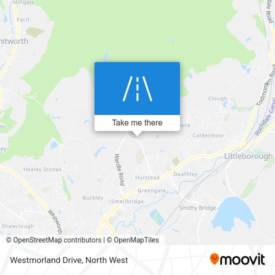 Westmorland Drive map