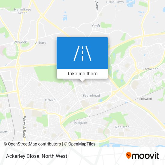 Ackerley Close map