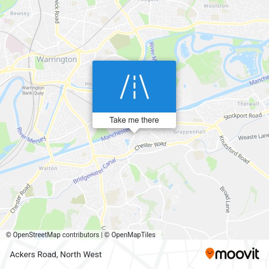 Ackers Road map
