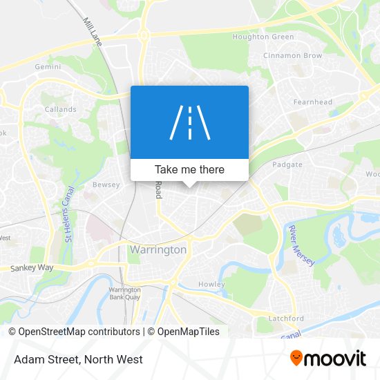 Adam Street map