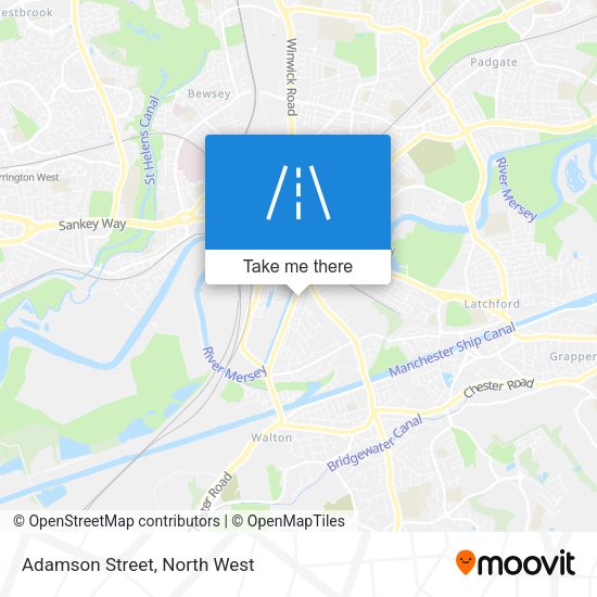 Adamson Street map