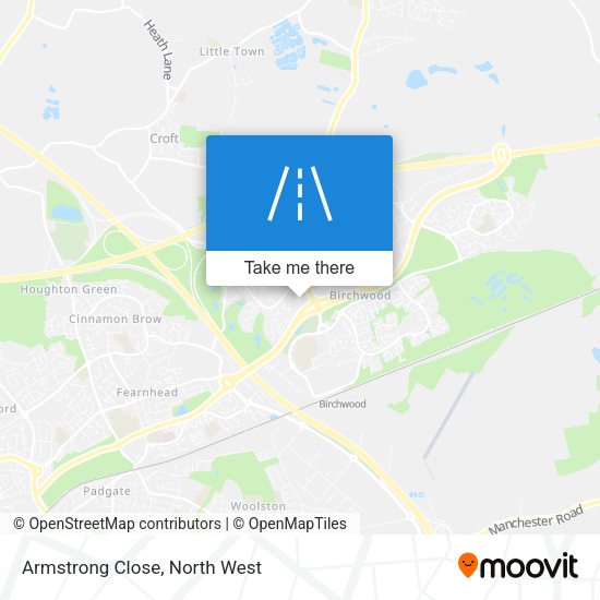 Armstrong Close map