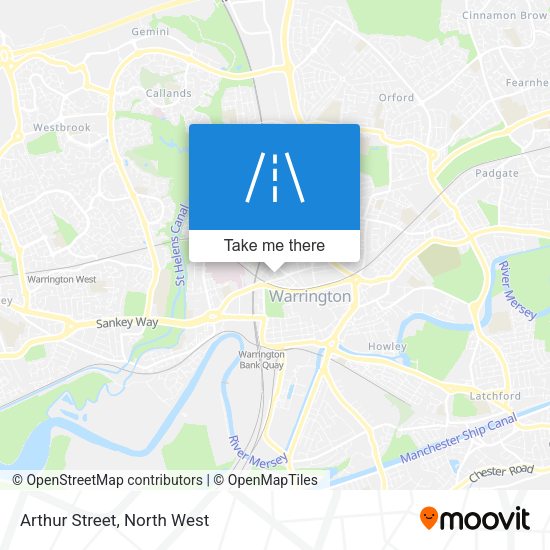 Arthur Street map