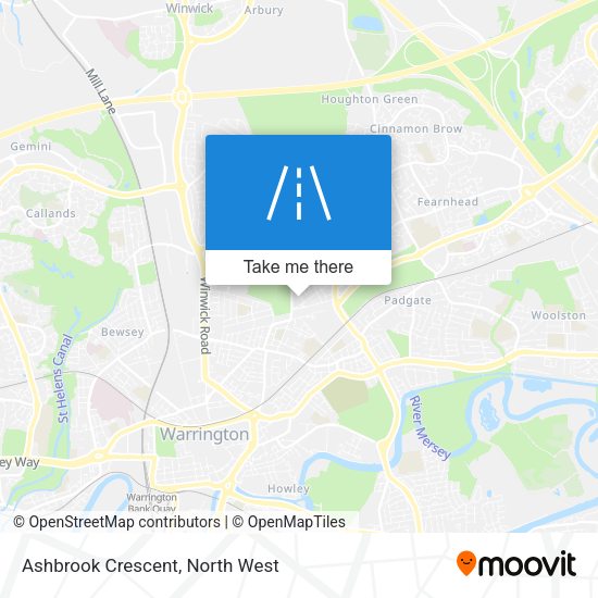 Ashbrook Crescent map