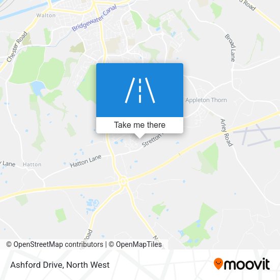 Ashford Drive map