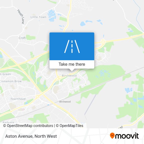 Aston Avenue map