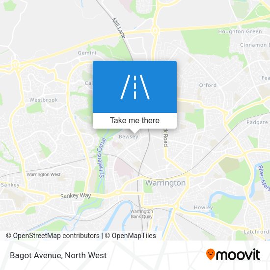 Bagot Avenue map