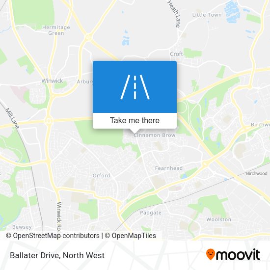 Ballater Drive map