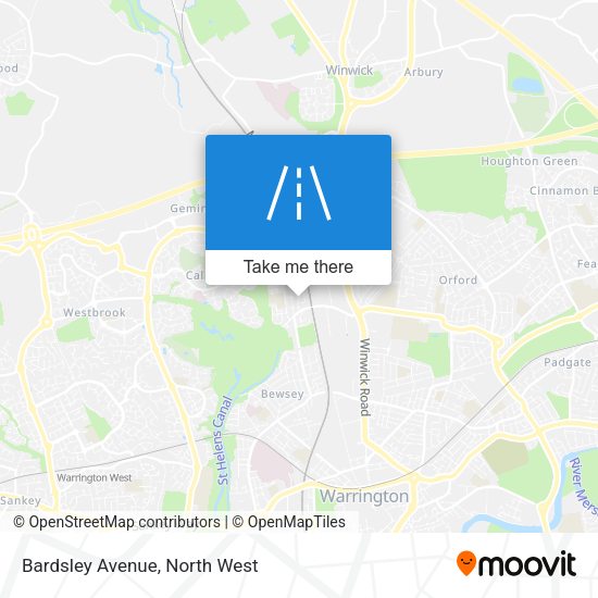Bardsley Avenue map
