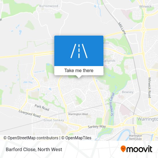 Barford Close map