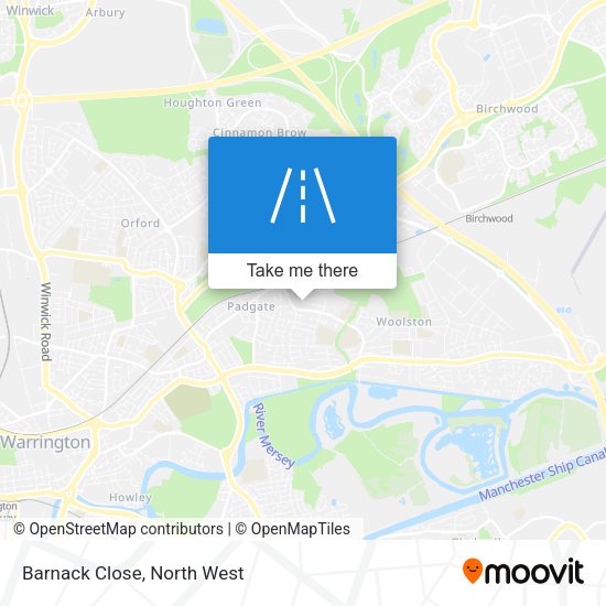 Barnack Close map