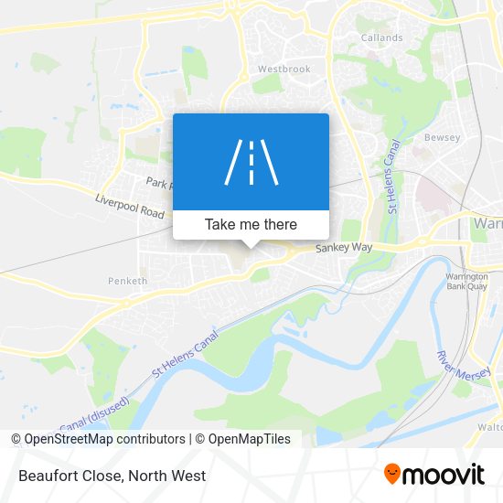 Beaufort Close map