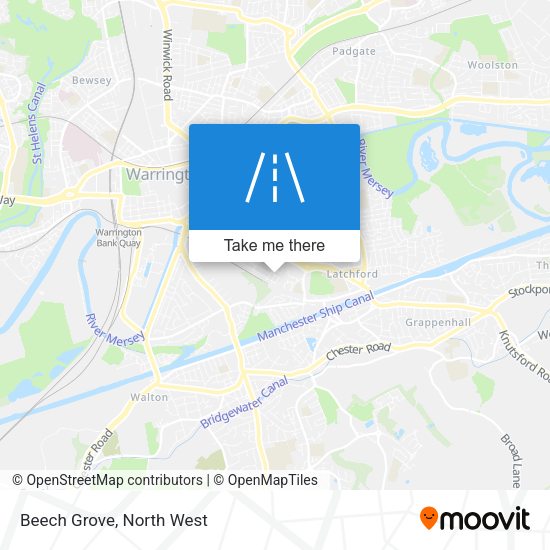 Beech Grove map