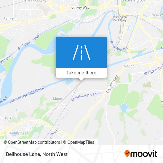Bellhouse Lane map