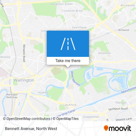 Bennett Avenue map