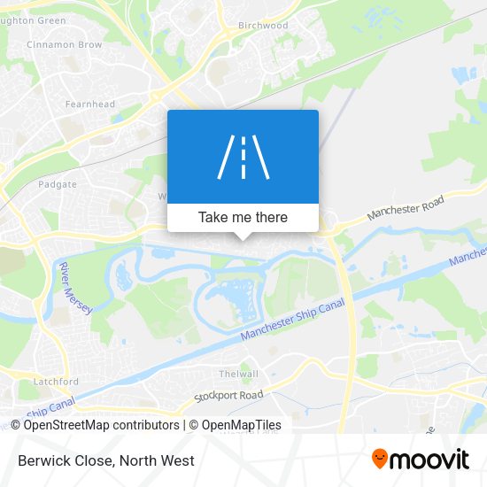 Berwick Close map