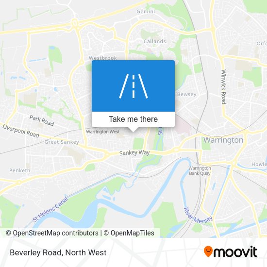 Beverley Road map