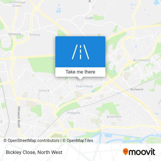 Bickley Close map