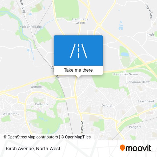 Birch Avenue map