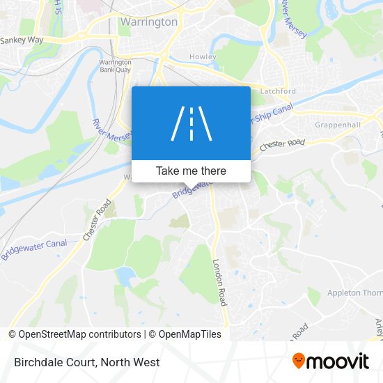 Birchdale Court map