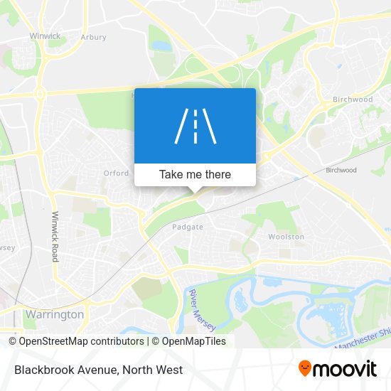 Blackbrook Avenue map
