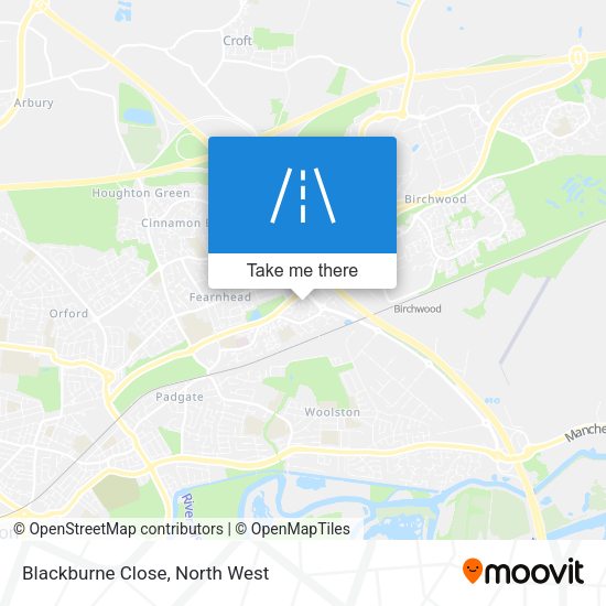 Blackburne Close map
