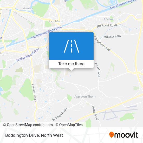 Boddington Drive map